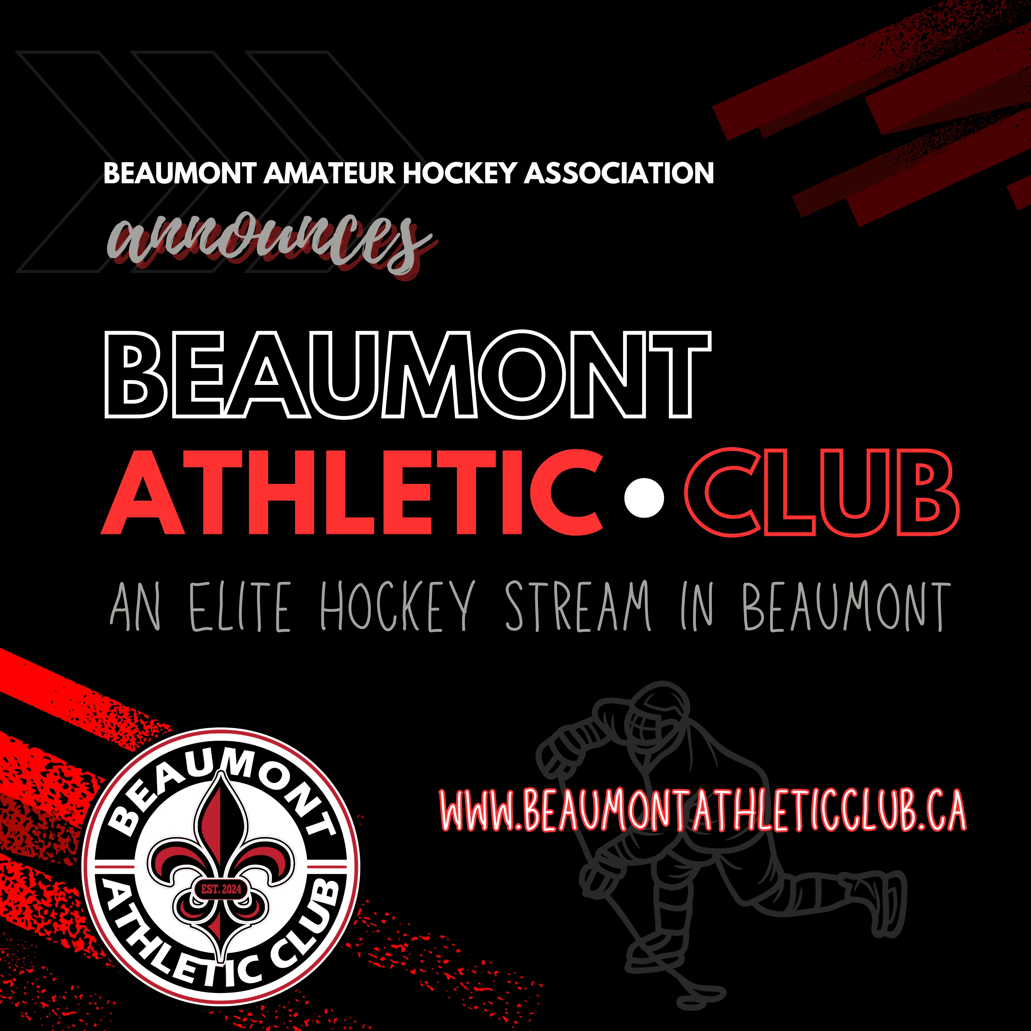 Beaumont Amateur Hockey Association Website By RAMP InterActive